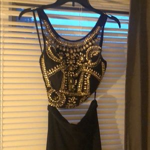 Two piece prom/hoco dress